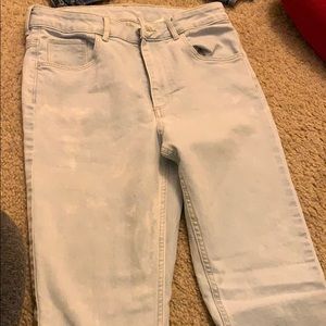 Colorwashed light jeans